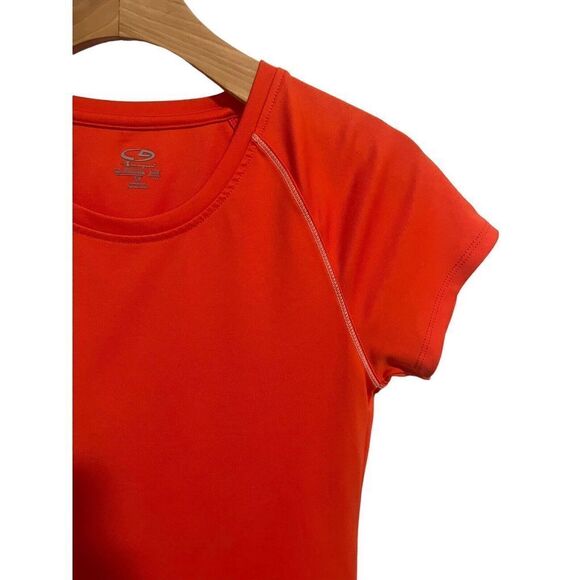 Champion Shirt Women's Small Salmon Orange Athletic Top - Picture 3 of 8